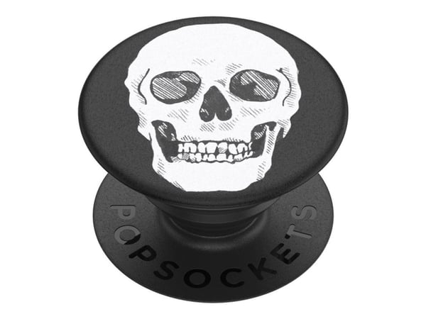 PopSockets Shaky Bones White, Grippi, Musta, Valkoinen, Universaali