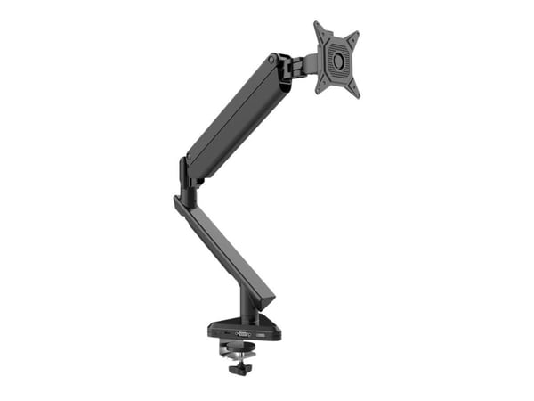 DIGITUS DA-90405 - Monteringssett (leddarm, gassfjær, dokkingstasjon, klemmesokkel) - for Skjerm - stål, aluminium, plastikk - svart - skjermstørre...