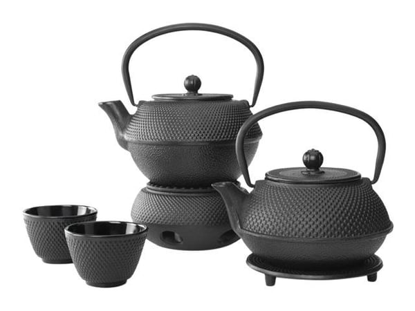 Bredemijer Theepot Jang, enkelt tekande 1200 ml sort støbejern