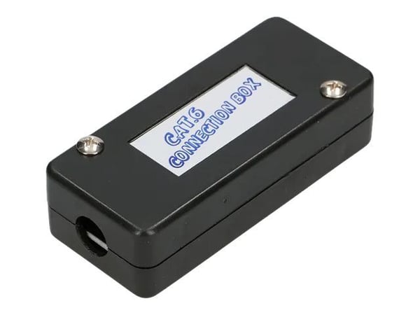 Extralink EX.9618, Musta, Muovi, Cat6, U/UTP (UTP), 1 kpl