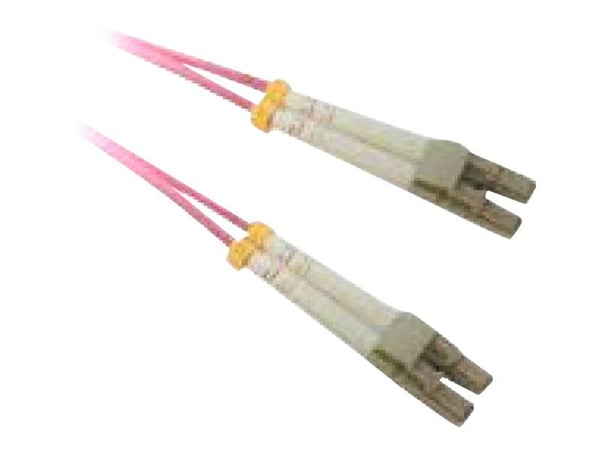 Lanview - Nettverkskabel - LC/UPC-multimodus (hann) til LC/UPC-multimodus (hann) - 3 m - 2 mm - fiberoptisk - dupleks - 50 / 125 mikroner - OM4 - h...