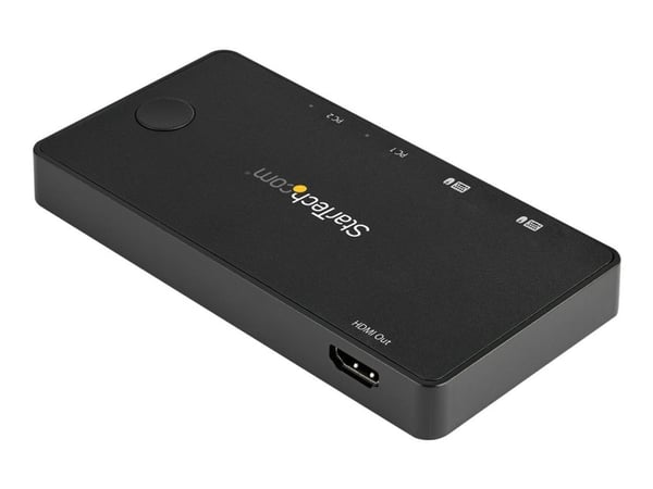 StarTech.com SV211HDUC KVM-kytkin 2-porttinen USB-C, 4K 60 Hz HDMI