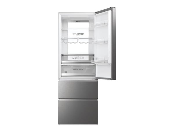Haier 3D 70 Series 7 HTW7720ENMP - Jääkaappipakastin - Pakastin - Wi-Fi - leveys: 70 cm - syvyys: 67,5 cm - korkeus: 200,6 cm - 483 litraa - E-luok...