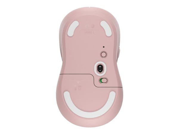 Logitech Signature M650 L - Mus - stor størrelse - optisk - 5 knapper - trådløs - 2.4 GHz, Bluetooth - Logitech Logi Bolt USB-mottaker - rosa