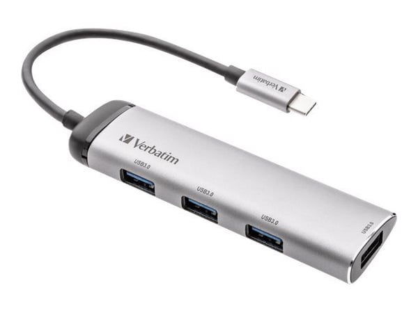 Verbatim - Hub - 4 x USB 3.2 Gen 1 - stasjonær