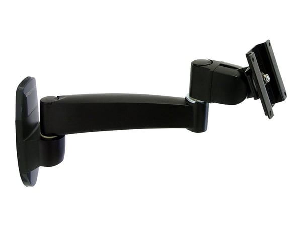 Ergotron 200 Series - Monteringssett (veggarm) - for Skjerm - 1 utvidelse - stål - svart - skjermstørrelse: inntil 32"