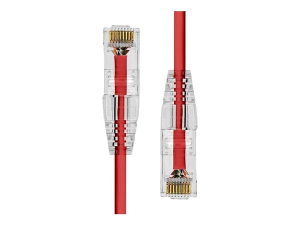 ProXtend Ultra Slim - Koblingskabel - RJ-45 (hann) til RJ-45 (hann) - 5 m - 3.6 mm - UTP - CAT 6 - halogenfri, flertrådet - rød
