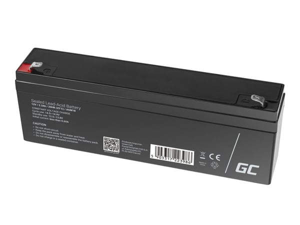 Green Cell - UPS-batteri - 1 x batteri - Sealed Lead Acid (SLA) - 2.3 Ah - svart