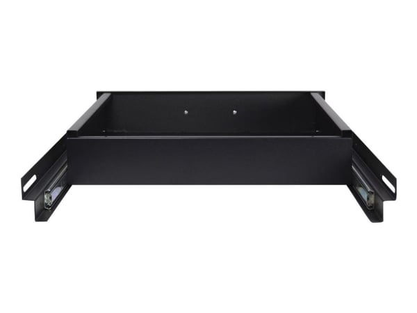 Inter-Tech SWSD-550/800 - Rackskuff - RAL 9005, svart - 2U - 19"