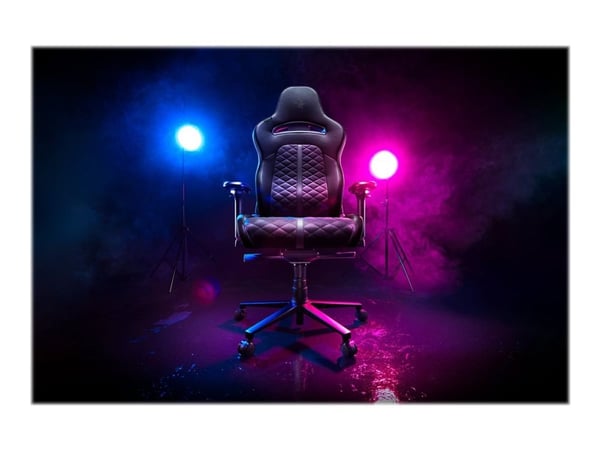 Razer Enki - Stol - armlener - T-formet - tipping - roterende - støpt polyuretanskum med høy tetthet, elastomerisk polyuretan (EPU), stålramme, alu...