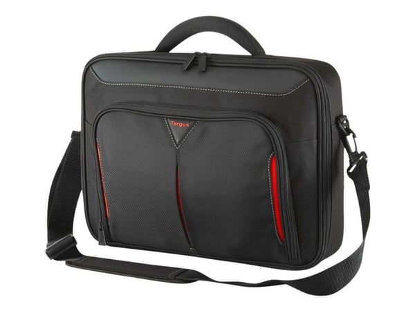 Targus Classic Clamshell - Notebookbæreveske - 14" - svart, rød