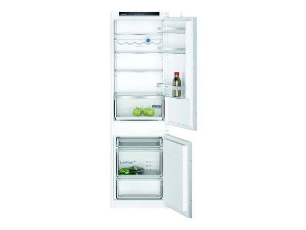 Siemens iQ300 KI86VVSE0 - Integrert kjøl/fryseskap - bunnfryser - bredde: 56 cm - dybde: 55 cm - høyde: 177,5 cm - 267 liter - Klasse E - Glidehengsel