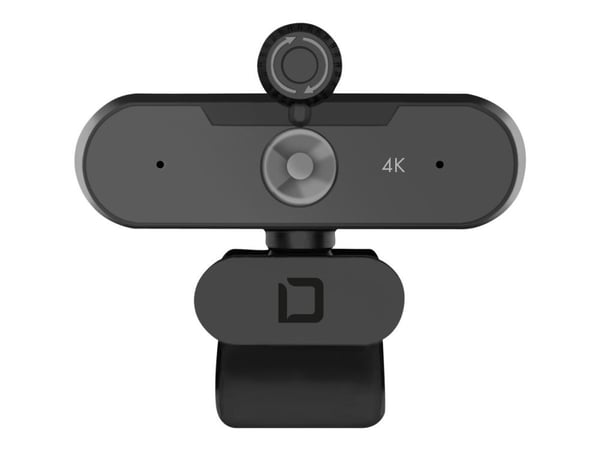DICOTA Webcam PRO Plus 4K - Nettkamera - farge - 3840 x 2160 - 2160p - lyd - USB 2.0