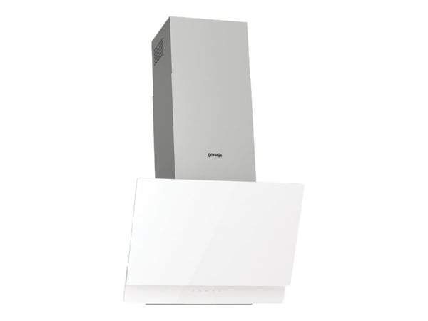 Gorenje Essential WHI649EXGW - Panser - skorsteinvinklet - bredde: 60 cm - dybde: 33.5 cm - ekstraksjon og resirkulasjon (-) - med intern motor - r...