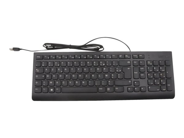 Lenovo USB Calliope, Täysikokoinen (100 %), USB, AZERTY, Musta