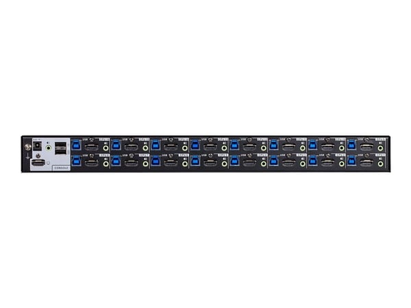 ATEN CS18216 - KVM / lyd / USB-svitsj - 16 x KVM/lyd/USB - 1 lokalbruker - rackmonterbar - DC-strøm