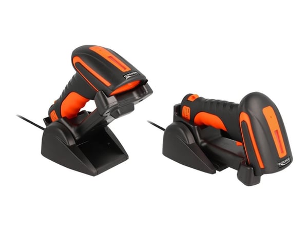 Delock - Strekkodeskanner - håndholdt - 120 skann/sek - dekodet - Bluetooth 4.1, RF(2.4 GHz), USB 2.0