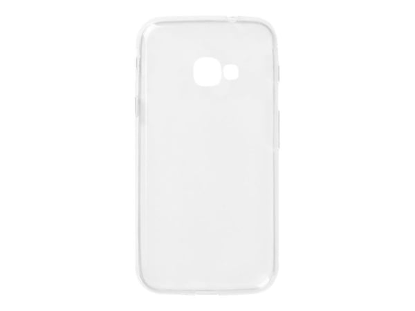 eSTUFF Soft Case - bakdeksel for mobiltelefon - UV-belagt termoplastisk polyuretan - gjennomsiktig - for Samsung Galaxy Xcover 4, Xcover 4s