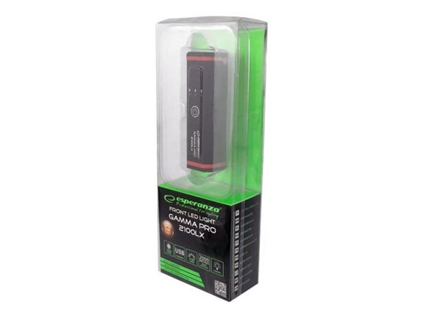 Esperanza GAMMA PRO - Cykel, framljus - LED (Cree) - 5-läge