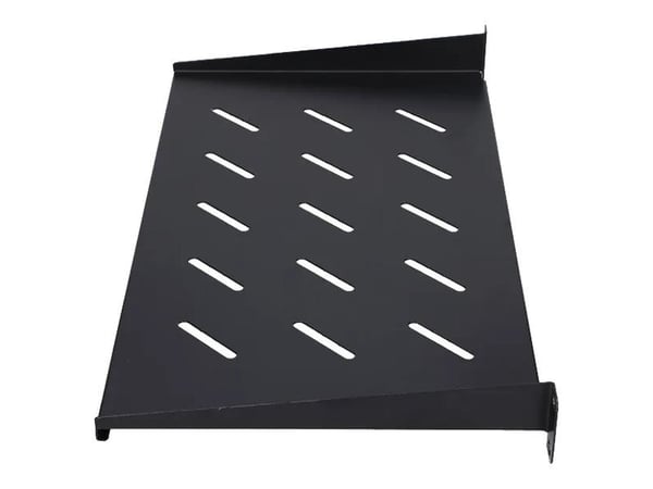 Extralink - Rack-hylle - 350 mm - svart - 1U - 19"