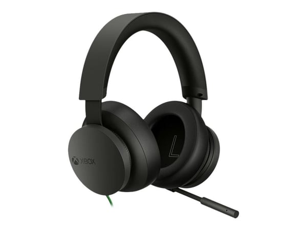 Microsoft Xbox Stereo Headset - Hodesett - full størrelse - kablet - 3,5 mm jakk - svart