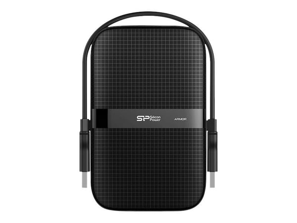 SILICON POWER Armor A60 - Harddisk - 4 TB - ekstern (bærbar) - 2.5" - USB 3.2 Gen 1 - svart