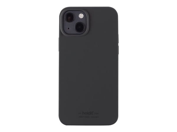 Holdit - Baksidedeksel for mobiltelefon - silikon - svart - Svensk design - for Apple iPhone 13