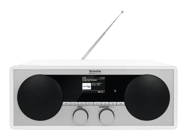 TechniSat DigitRadio 451 CD IR - Lydsystem - 2 x 15 watt - hvit