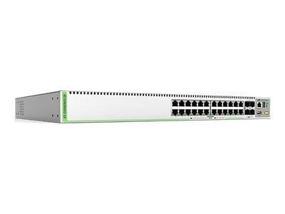Allied Telesis GS980MX, Hallittu, L3, Gigabit Ethernet (10/100/1000), Täysin kaksipuolinen, Telineasennus, 1U