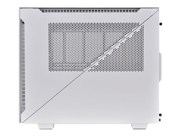 Thermaltake Divider 200 TG Snow - Micro case - micro ATX - sidepanel med vindu (herdet glass) - ingen strømforsyning (PS/2) - hvit - USB/lyd