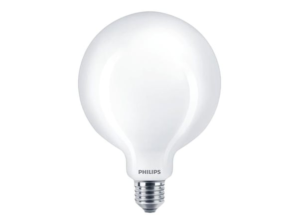 Philips - LED-filamentlyspære - form: G120 - mattslipt finish - E27 - 7 W (ekvivalent 60 W) - klasse E - varmt hvitt lys - 2700 K