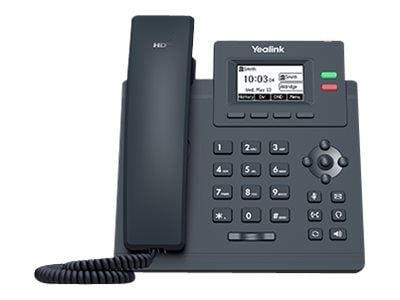 Yealink SIP-T31 - VoIP-telefon med opkalds-ID - 5-vejs opkaldskapacitet - SIP, SIP v2, SRTP - 2 linier - klassisk grå