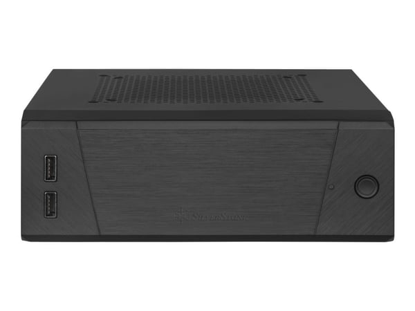 SilverStone MILO ML10 - USFF - mini-ITX - ingen strømforsyning - svart - USB/lyd