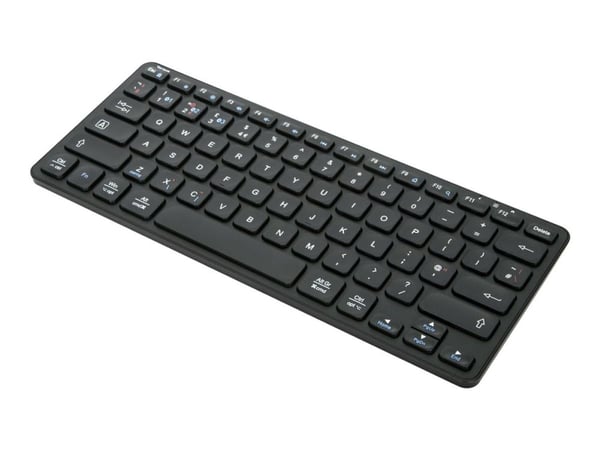Targus - Tastatur - kompakt, multienhet, antimikrobiell - trådløs - Bluetooth 5.1 - QWERTY - Storbritannia - svart - B2B