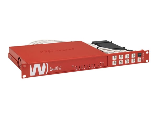 Rackmount.IT RM-WG-T7, Kiinnityskiinnike, Punainen, 1U, 0,5 m, WatchGuard Firebox T80, 482 mm