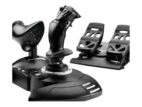 Thrustmaster T.Flight Full Kit X -ohjain, jossa on kaasuvipu ja polkimet, PC/Xbox