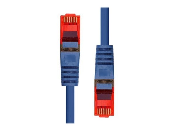 ProXtend - Koblingskabel - RJ-45 (hann) til RJ-45 (hann) - 75 cm - 6 mm - UTP - CAT 6 - halogenfri, uten hindringer, flertrådet - blå