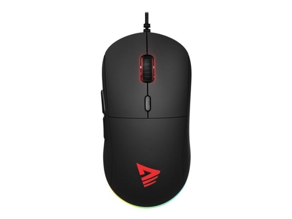 SAVIO Gambit - Mus - optisk - 7 knapper - kablet - USB - svart - hengeboks