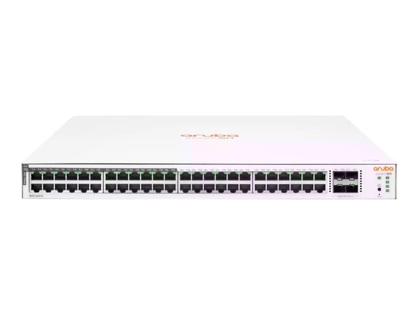 HPE Networking Instant On 1830 48G 24p Class4 PoE 4SFP 370W Switch - Switch - smart - 24 x 10/100/1000 + 24 x 10/100/1000 (PoE+) + 4 x Gigabit SFP ...
