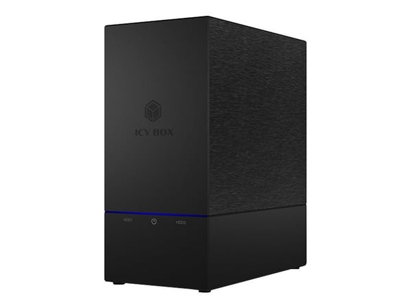 ICY BOX IB-RD3621-C31 - Harddiskarray - 2 brønner (SATA-600) - USB 3.1 Gen 2 (ekstern)