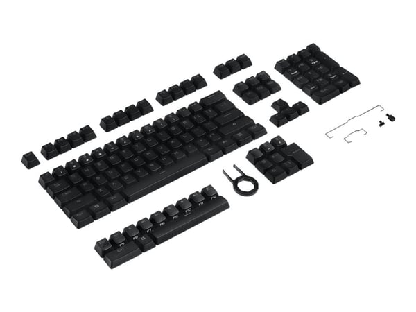 ASUS ROG PBT Doubleshot - Kosketuslevysarja - musta