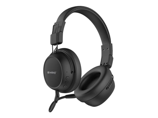 Sandberg Bluetooth Headset ANC FlexMic - Hodesett - full størrelse - Bluetooth - trådløs - aktiv støydemping