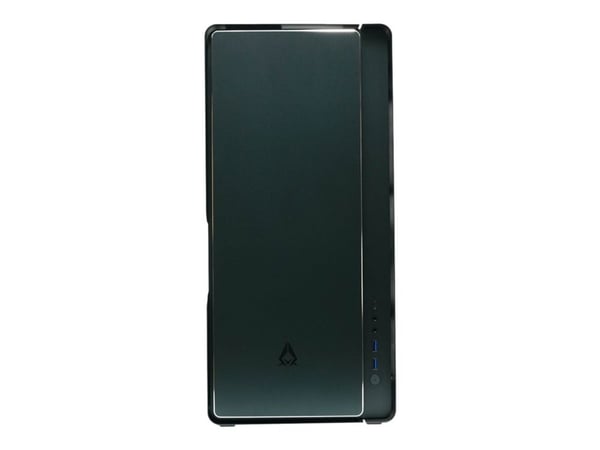AZZA Cast - Mid tower - ATX - ingen strömförsörjning (ATX) - svart - USB/ljud