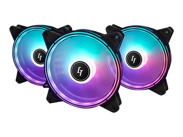 Chieftronic Nova NF-1225RGB - Lådfläkt - 120 mm