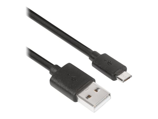 Club 3D - USB-kaapeli - USB tyyppi A (uros) - Micro-USB tyyppi B (uros) - USB 3.2 Gen 1 - 2,4 A - 1 m - kaksisuuntainen