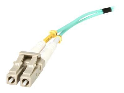 Startech 10m (30ft) LC/UPC to LC/UPC OM3 Multimode Fiber Optic Cable, Full Duplex 50/125Âµm Zipcord Fiber Cable, 100G Networks, LOMMF/VCSEL, <0.3dB...