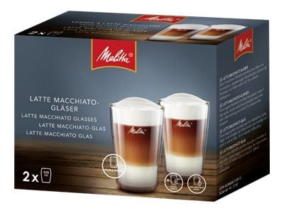 Melitta - Latte Macchiato-glass - 300 ml (pakke med 2)