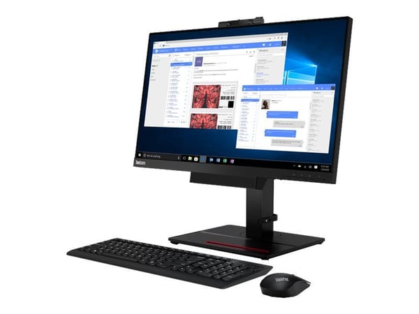 Lenovo ThinkCentre Tiny-in-One 24 Gen 4 - LED-skjerm - 24" (23.8" synlig) - 1920 x 1080 Full HD (1080p) - 250 cd/m² - 1000:1 - 4 ms - DisplayPort -...