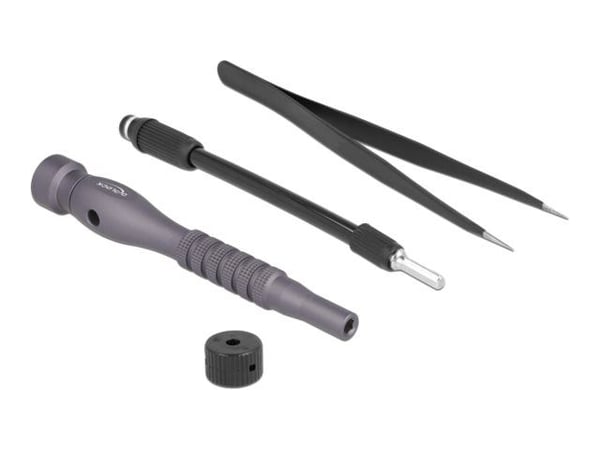 Delock - Precision screwdriver handle with bit and socket set - 106 deler - inn boks