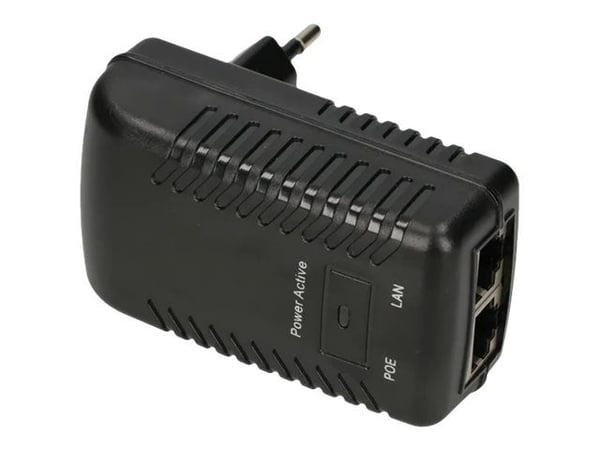 Extralink POE-12-12W - Strøminjektor - AC 100-240 V - 12 watt - utgangskontakter: 1 Extralink POE-12-12W - Strøminjektor - AC 100-240 V - 12 watt - utgangskontakter: 1
